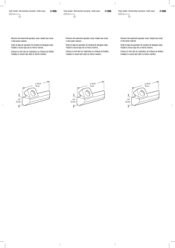 Prime-Line H 4096 3-15/16 in. High Impact Plastic Construction Champagne Color Pella Casement Operator Cover Mode d'emploi