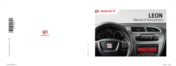 Seat Leon 5D 2012 Edition 02.12 Manuel utilisateur