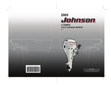 Johnson JO 15 Remote 4 Stroke 2005 Manuel du propriétaire | Fixfr