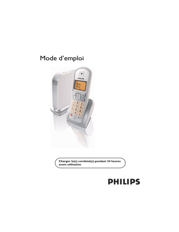 VOIP3211S/01 | Philips VOIP3212S/01 Téléphone Internet/DECT Manuel utilisateur | Fixfr