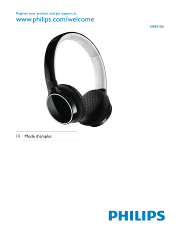 Philips SHB9100/00 Casque stéréo avec micro Bluetooth® Manuel utilisateur | Fixfr