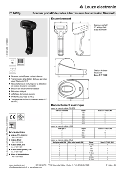 Leuze IT 1472g-1D-2 USB-KIT Mobiler Barcodeleser Funk Guide de démarrage rapide