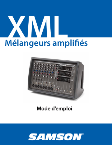 Connexion des enceintes - XML610 & XML. Samson XML Series | Fixfr