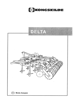 Kongskilde DELTA Shear bolt version Manuel du propriétaire