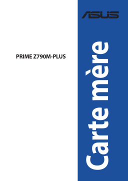 Asus PRIME Z790M-PLUS Motherboard Manuel utilisateur