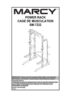 Marcy SM-7232 Cage Manuel utilisateur