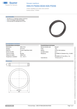 Baumer EBS.R-FN064.B048.N08.P0056 Magnetic scale Fiche technique