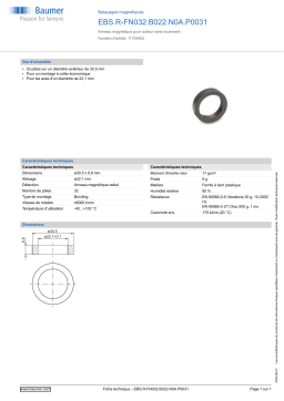 Baumer EBS.R-FN032.B022.N0A.P0031 Magnetic scale Fiche technique