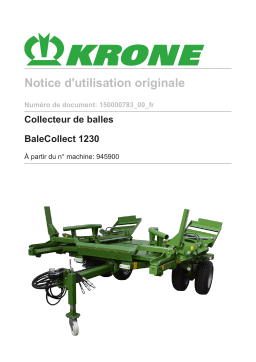 Krone BA BaleCollect 1230 (BC101-30) Mode d'emploi