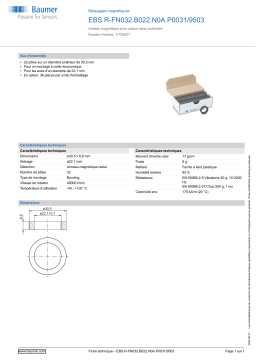 Baumer EBS.R-FN032.B022.N0A.P0031/9503 Magnetic scale Fiche technique