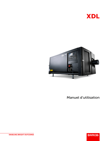 XDL-4K75 | XDL-4K30 | DP1.2 HDMI2.0 Dual HDBaseT Quad 12g (loop) | Quad DP1.2 | 12G SFP to LC convertor | SFP input card | Barco XDL-4K60 Mode d'emploi | Fixfr