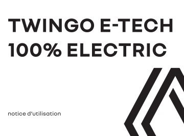 Renault Twingo E-Tech 100% Electric Manuel utilisateur | Fixfr