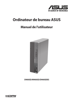 Asus D900SD Tower PC Manuel utilisateur