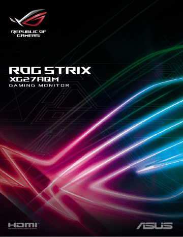 ROG Strix XG27AQM-G EVA Edition | Asus ROG Strix XG27AQM EVA Edition Aura Sync accessory Mode d'emploi | Fixfr