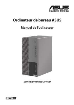 Asus D900MD Tower PC Manuel utilisateur