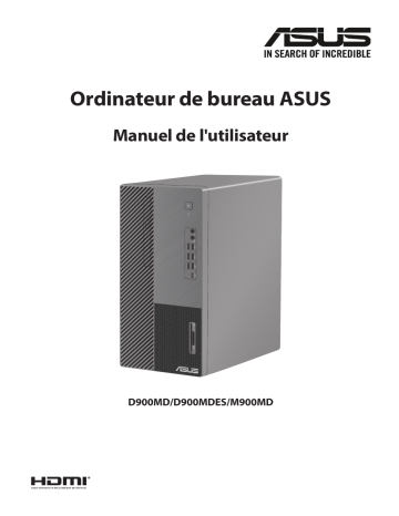 Asus D900MD Tower PC Manuel utilisateur | Fixfr