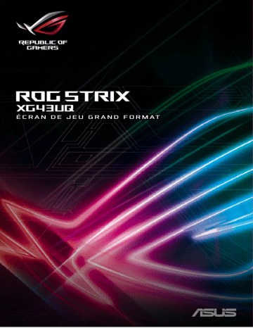 Asus ROG Strix XG43UQ Xbox Edition Aura Sync accessory Mode d'emploi | Fixfr