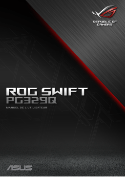 Asus ROG Swift PG329Q-W Monitor Mode d'emploi
