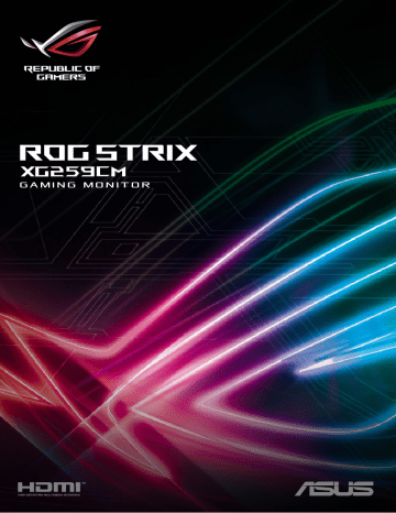 Asus ROG Strix XG259CM Aura Sync accessory Mode d'emploi | Fixfr