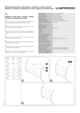 Uniprodo UNI_RAIL_02 Handtuchhalter Wand Manuel du propriétaire