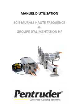 Oregon Pentruder® 8-20HF/CBK/6-10HF Wall Saw Manuel du propriétaire