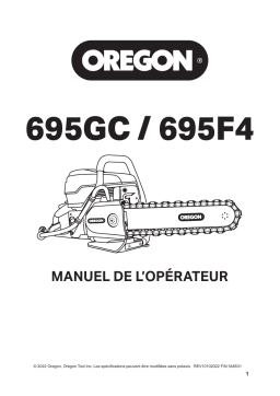 Oregon 695GC/695F4 Manuel du propriétaire