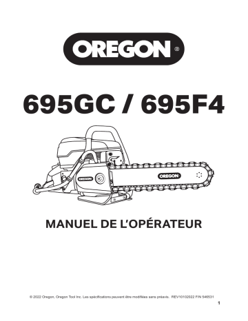 Oregon 695GC/695F4 Manuel du propriétaire | Fixfr