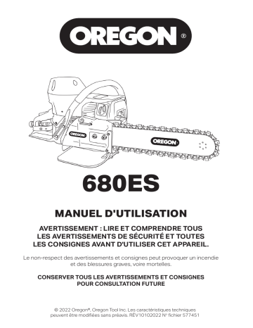 Oregon 680ES Manuel du propriétaire | Fixfr