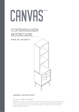 Canvas Copenhagen 2-Tier 3-Drawer Bookcase Manuel du propriétaire