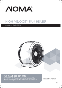 NOMA Turbo Mechanical Utility Space Fan Heater Manuel du propriétaire