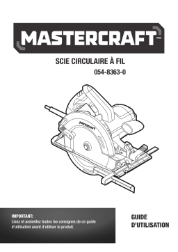MasterCraft 14A Circular Saw Manuel du propriétaire
