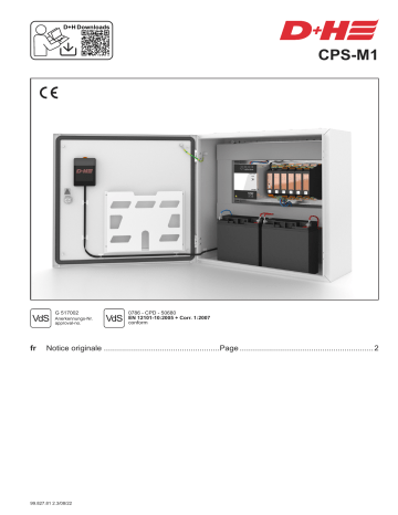 D+H CPS-M1 SHEV control panel modular Mode d'emploi | Fixfr