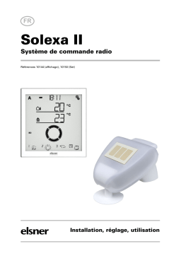 elsner elektronik Solexa II | Manuel utilisateur