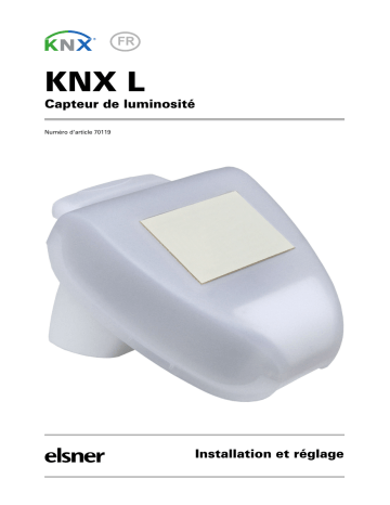 elsner elektronik KNX L Manuel utilisateur | Fixfr