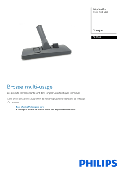 Philips CRP785/01 SmallStar Brosse multi-usage Manuel utilisateur