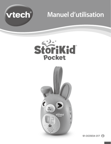 VTech - StoriKid Pocket Gris Manuel utilisateur | Fixfr