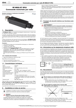 elsner elektronik RF-MSG-ST IP53 Manuel utilisateur