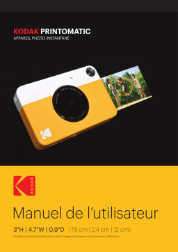 Kodak Appareil Photo Instantané Printomatic Manuel utilisateur