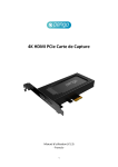 PENGO 4K HDMI PCIe Carte d'acquisition Manuel utilisateur
