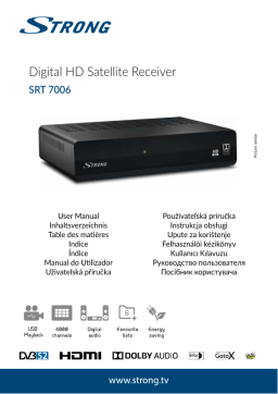 Strong SRT7006 Terminal Satellite DVB-S2 FTA spécification