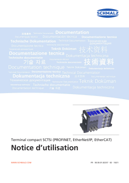 Schmalz  SCTSi-EIP 8 Modular Manifold SCPSi  Mode d'emploi