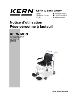 KERN TMCN 200K-1M-A Mode d'emploi