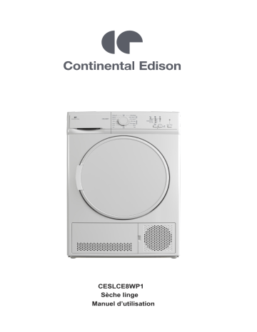 CONTINENTAL EDISON CESLCE8WP1 Manuel utilisateur | Fixfr