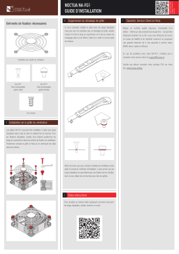 Noctua NA-FG1-14 Accessory Installation manuel