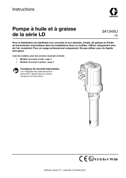 Graco 3A1345U, pompe à huile et à graisse série LD Manuel du propriétaire