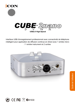 Icon Cube2Nano Dyna Interface Manuel utilisateur