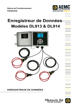 AEMC DL913 & DL914 Manuel utilisateur