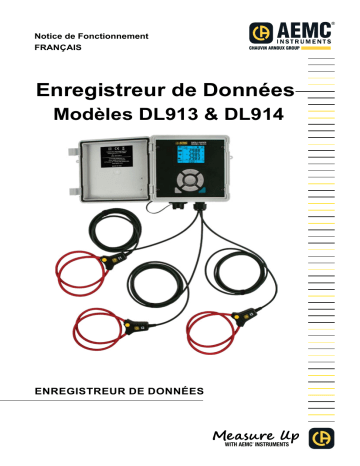 AEMC DL913 & DL914 Manuel utilisateur | Fixfr