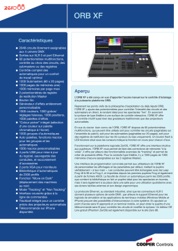 Vari-Lite Orb XF Fiche technique