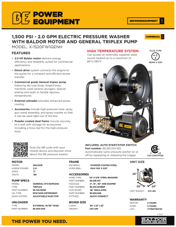 BE X-1520FW1GENH spécification | Fixfr